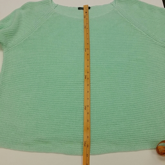 Eileen Fisher open knit ballet neckline  sweater - Picture 5 of 6